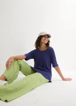 Damen bonprix Shirts & Tops|Basics|Long-Shirt aus softer Viskose