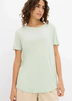 Damen bonprix Nachhaltigere Materialien|Shirts & Tops|Longshirt aus softer Viskose