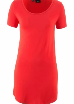 Damen bonprix Shirts & Tops|Basics|Longshirt aus softer Viskose
