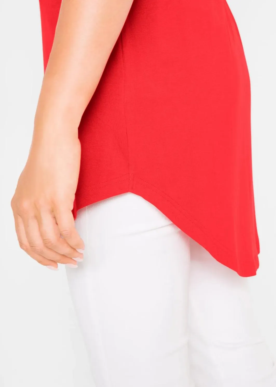Damen bonprix Shirts & Tops|Basics|Longshirt aus softer Viskose