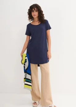 Damen bonprix Shirts & Tops|Basics|Longshirt aus softer Viskose