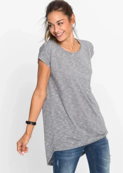 Damen bonprix Shirts & Tops|Longshirt aus Viskose-Mischung