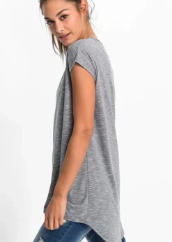 Damen bonprix Shirts & Tops|Longshirt aus Viskose-Mischung