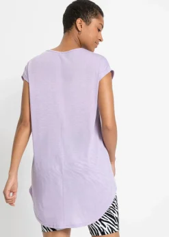 Damen bonprix Shirts & Tops|Longshirt aus Viskose-Mischung