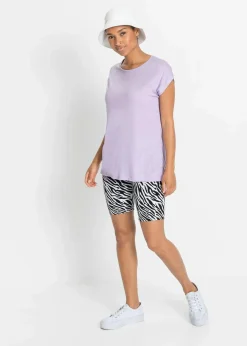 Damen bonprix Shirts & Tops|Longshirt aus Viskose-Mischung