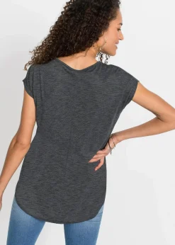 New Longshirt aus Viskose-Mix Damen Shirts & Tops