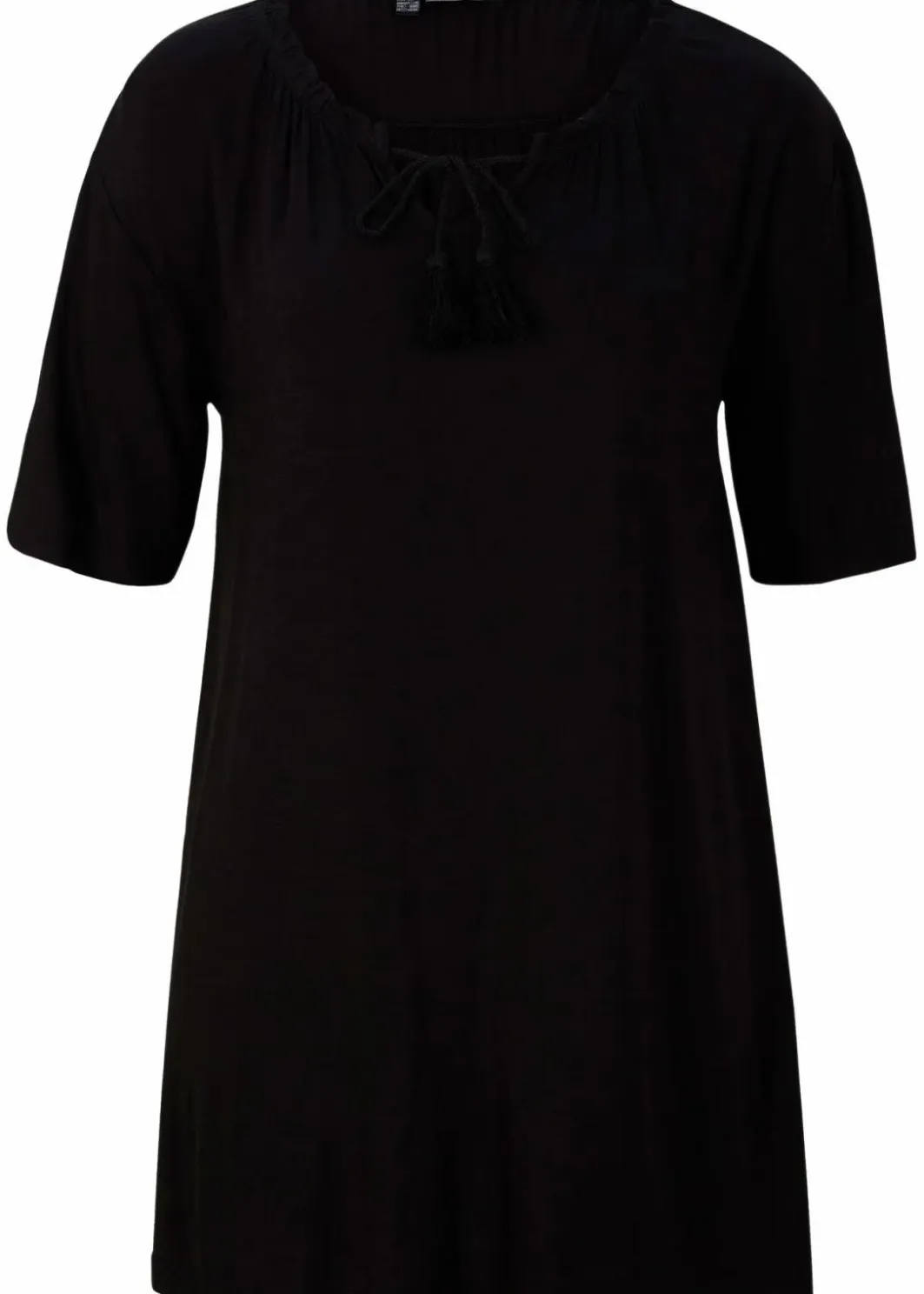 Damen bonprix Nachhaltigere Materialien|Shirts & Tops|Longshirt aus Viskose-Mix