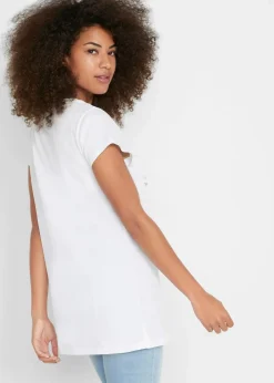 Damen bonprix Shirts & Tops|Longshirt, bedruckt