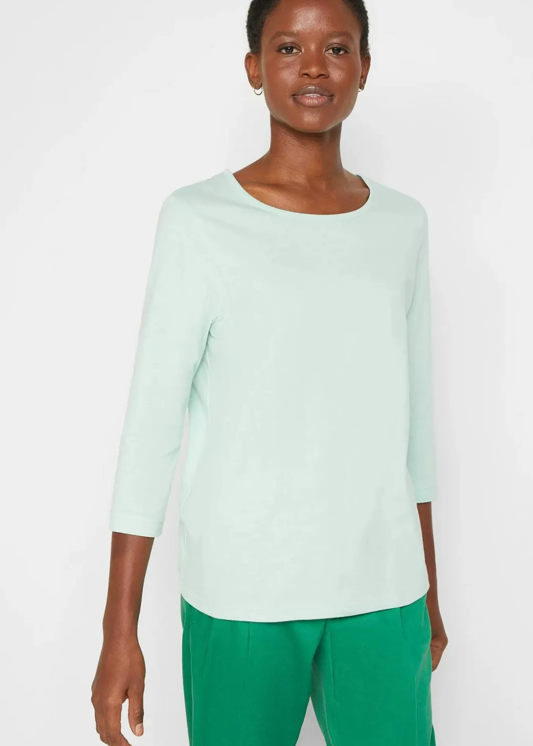 Damen bonprix Shirts & Tops|Basics|Longshirt (5er-Pack)