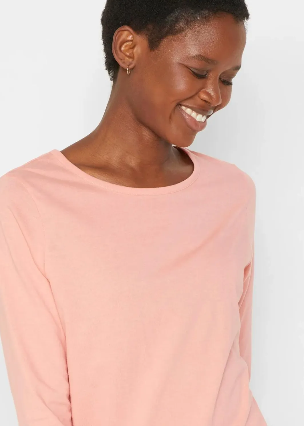 Damen bonprix Bekleidung·Röcke|Nachhaltigere Materialien|Longshirt (5er-Pack)