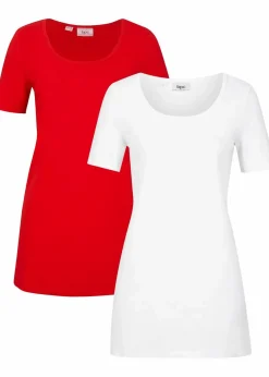 New Long-Shirt, 2er-Pack Damen Shirts & Tops|Basics