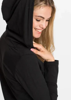 Discount Longshirt mit Kapuze Damen Shirts & Tops