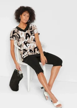 Sale Long-Shirt mit Kurzarm Damen Shirts & Tops