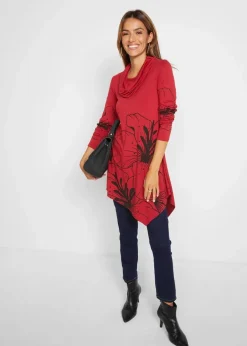 Online Longshirt mit Rollkragen Damen Shirts & Tops