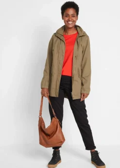 Damen bonprix Shirts & Tops|Basics|Longshirt mit Rundhalsausschnitt, Langarm (5er Pack)