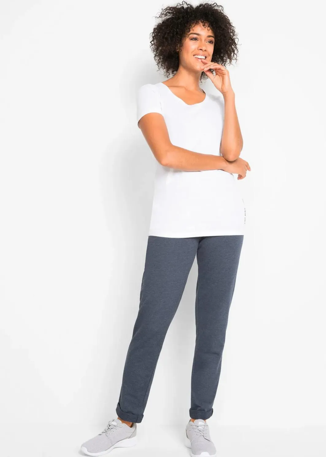 Best Longshirt mit Schriftzug (2er Pack) Damen Shirts & Tops