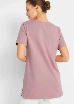 New Longshirt mit V-Ausschnitt (2er Pack) Damen Bekleidung·Röcke|Basics