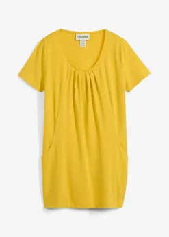 Damen bonprix Shirts & Tops|Longshirt mit Viskose