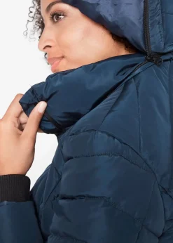 Outlet Long-Steppjacke mit Wattierung Damen Jacken & Mäntel|Bekleidung·Hosen