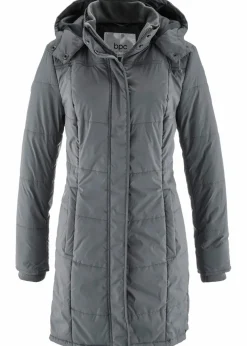 Outlet Long-Steppjacke, wattiert mit Kragen und Kapuze Damen Jacken & Mäntel|Bekleidung·Hosen