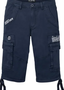 Herren bonprix Hosen|Shorts|Long-Stretch-Bermuda mit Cargotaschen, Regular Fit