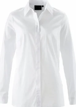 Discount Long-Stretch-Bluse Damen Blusen & Tuniken|Bekleidung·Jacken & Mäntel