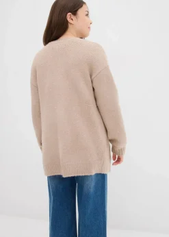 Sale Longstrickjacke Kinder Mädchen 9-16 Jahre·Sweat & Strick