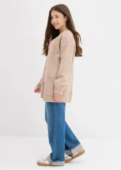 Sale Longstrickjacke Kinder Mädchen 9-16 Jahre·Sweat & Strick