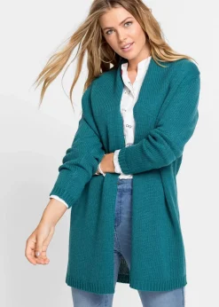 Hot Longstrickjacke Damen Bekleidung·Umstandsmode|Strickmode