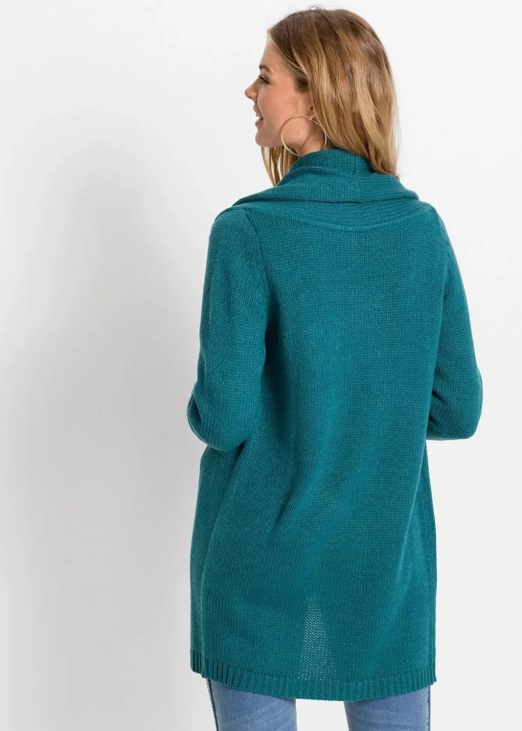 Hot Longstrickjacke Damen Bekleidung·Umstandsmode|Strickmode