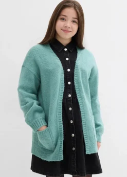 Online Longstrickjacke Kinder Mädchen 9-16 Jahre·Sweat & Strick