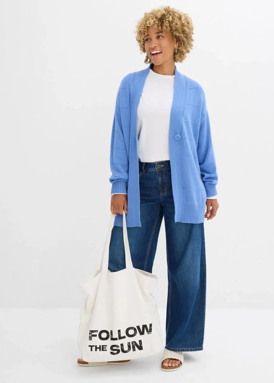 Damen bonprix Bekleidung·Umstandsmode|Bekleidung·Jeans|Longstrickjacke