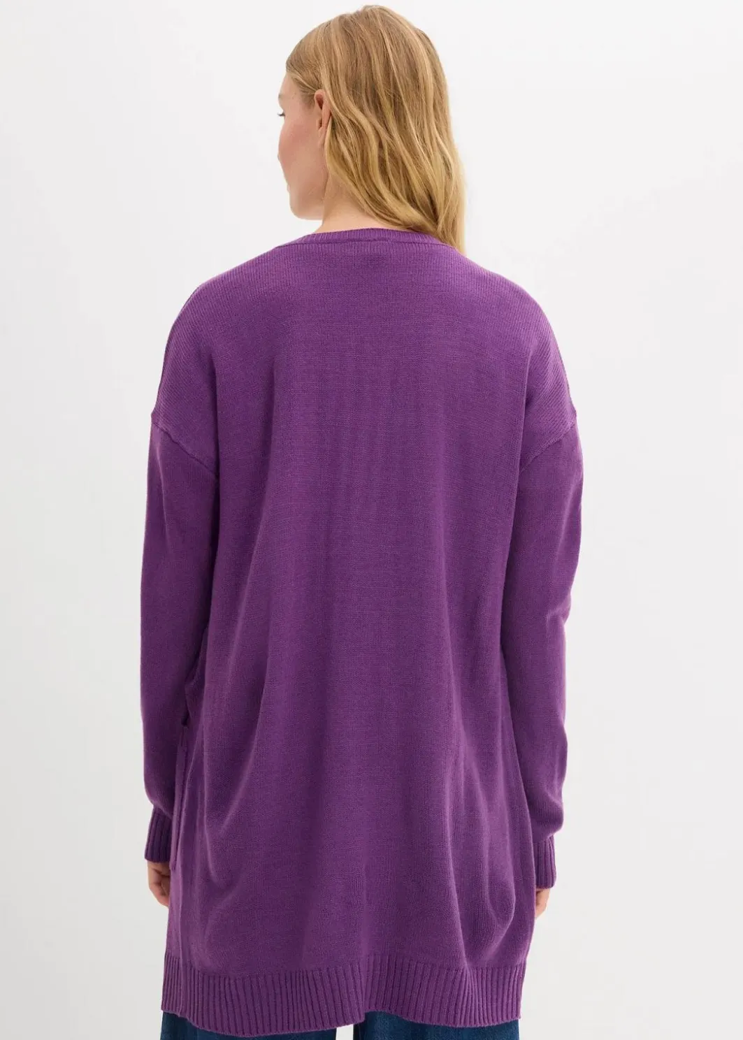 Damen bonprix Pullover & Strickjacken|Basics|Longstrickjacke