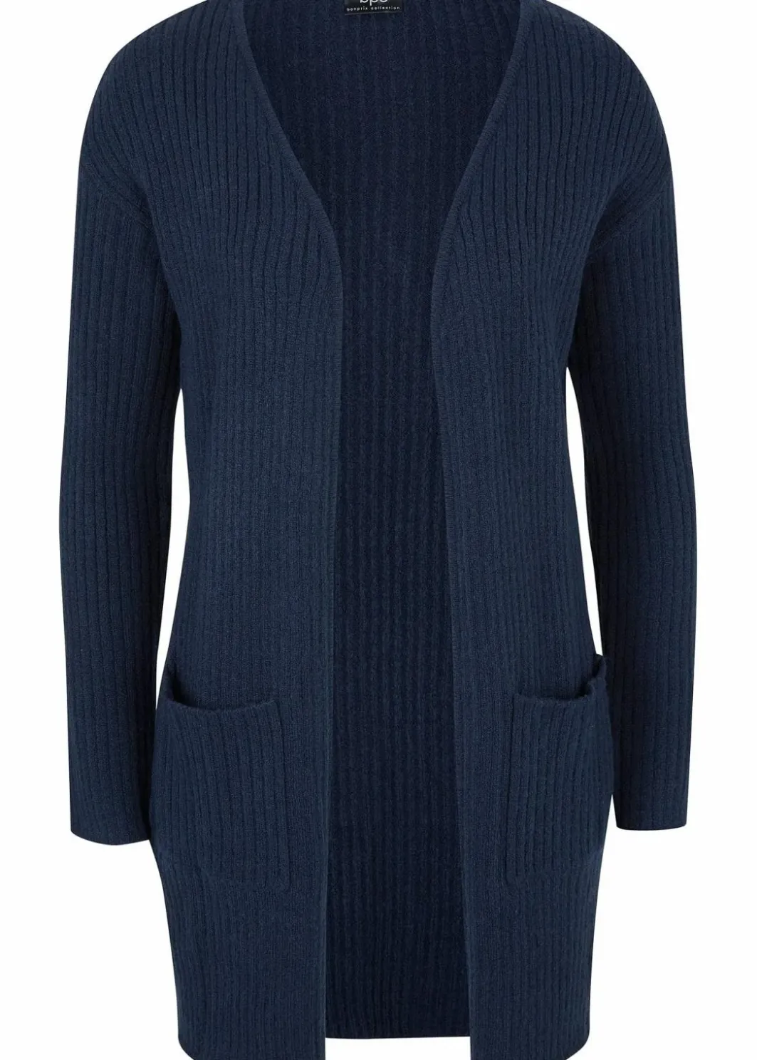 Longstrickjacke in breiter Rippenstruktur Damen Strickmode|Pullover & Strickjacken