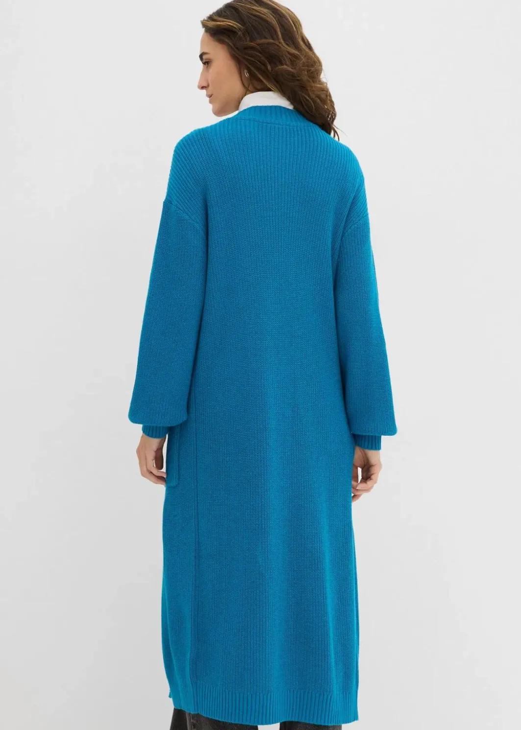 Damen bonprix Bekleidung·Umstandsmode|Strickmode|Longstrickjacke mit überschnittener Schulter