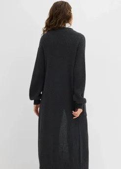 Damen bonprix Bekleidung·Umstandsmode|Strickmode|Longstrickjacke mit überschnittener Schulter