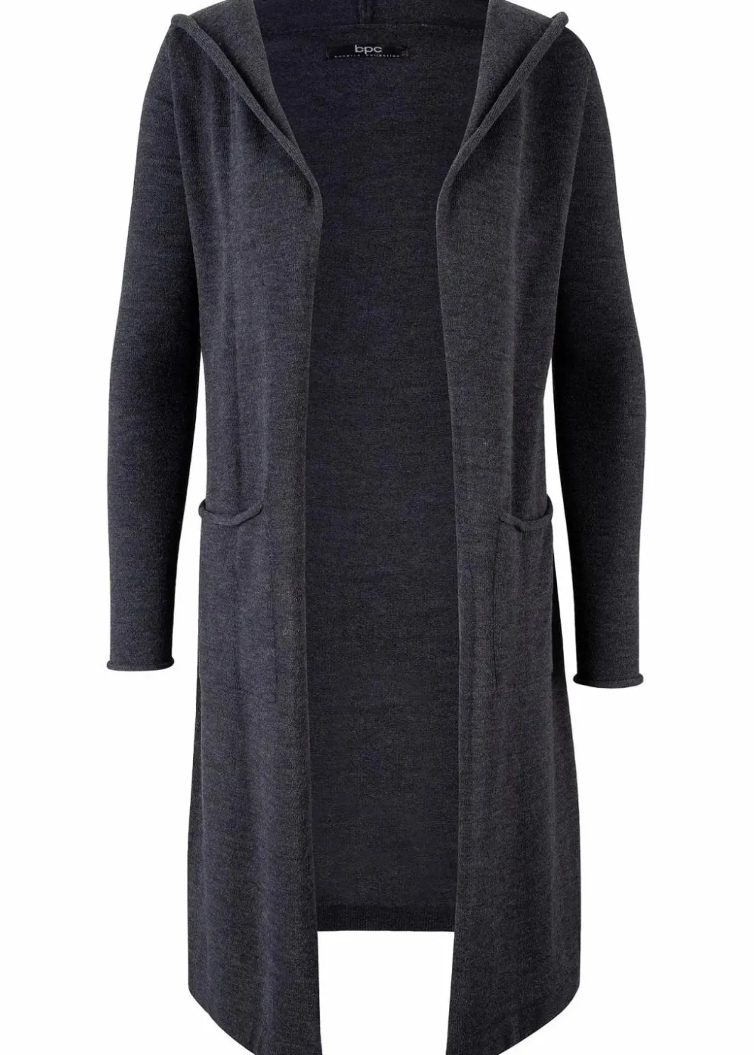 Damen bonprix Bekleidung·Umstandsmode|Bekleidung·Jeans|Longstrickjacke mit Kapuze