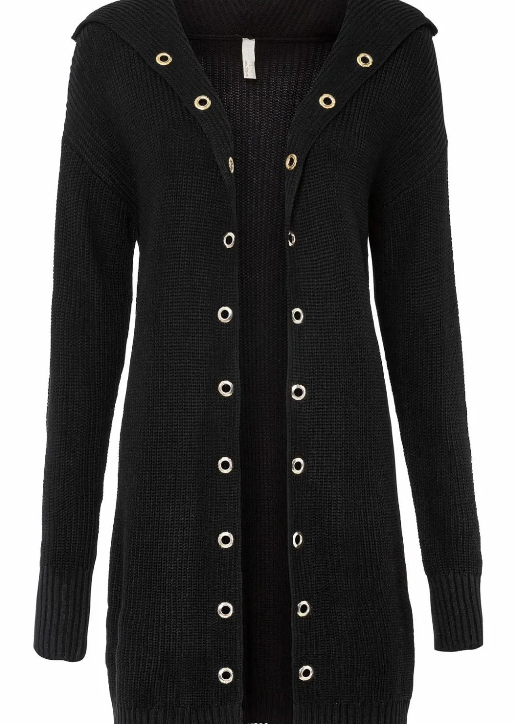 Damen bonprix Bekleidung·Umstandsmode|Bekleidung·Jeans|Longstrickjacke mit Kapuze