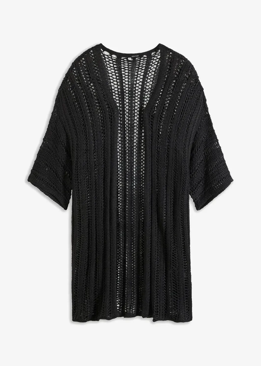 Sale Longstrickjacke mit Lochmuster Damen Strickmode|Pullover & Strickjacken
