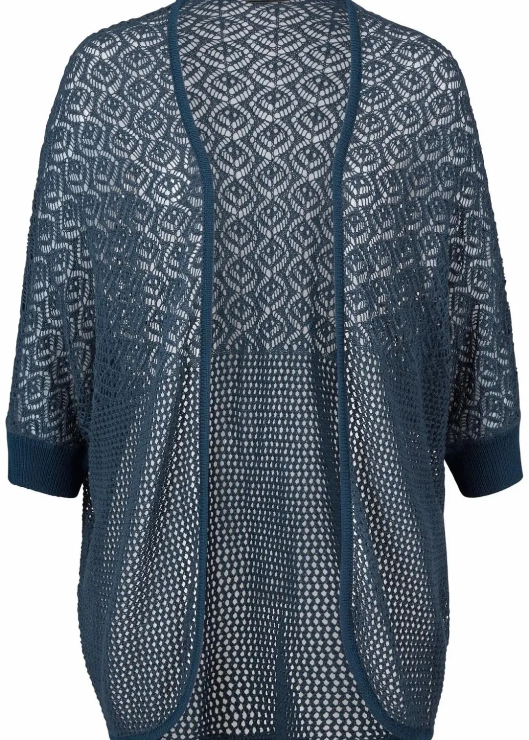 Discount Longstrickjacke mit Lochmuster Damen Pullover & Strickjacken|Strickmode