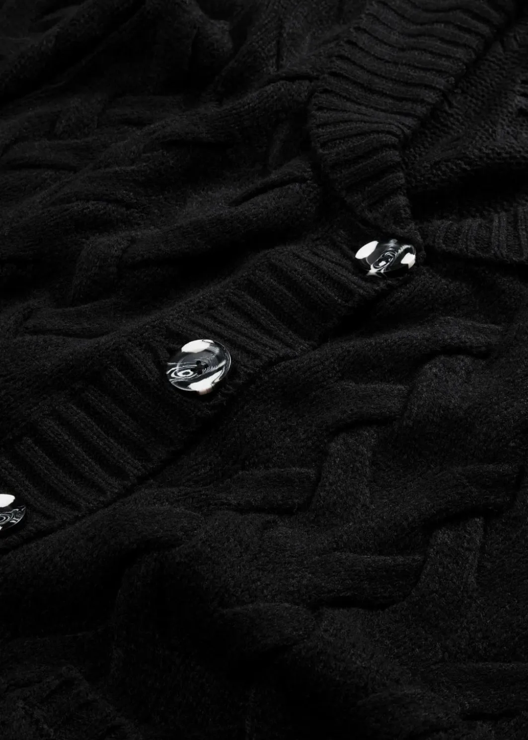 Damen bonprix Bekleidung·Umstandsmode|Pullover & Strickjacken|Longstrickjacke mit Schalkragen und Zopfmuster