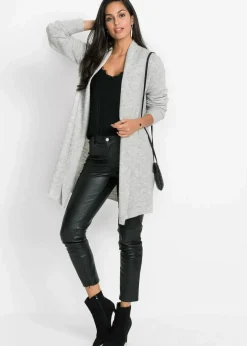Longstrickjacke mit Schalkragen Damen Bekleidung·Umstandsmode|Bekleidung·Jeans
