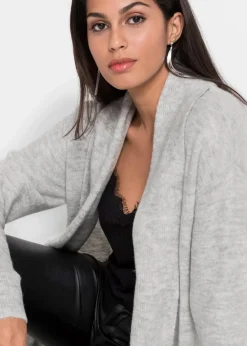 Longstrickjacke mit Schalkragen Damen Bekleidung·Umstandsmode|Bekleidung·Jeans
