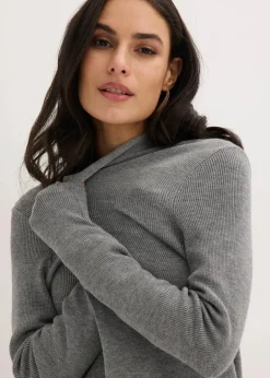 Outlet Longstrickjacke mit Viskose Damen Bekleidung·Umstandsmode|Pullover & Strickjacken