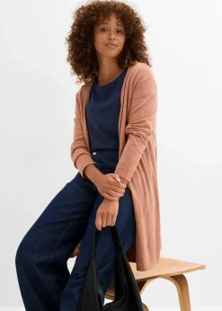Damen bonprix Bekleidung·Röcke|Bekleidung·Jeans|Longstrickjacke, offen
