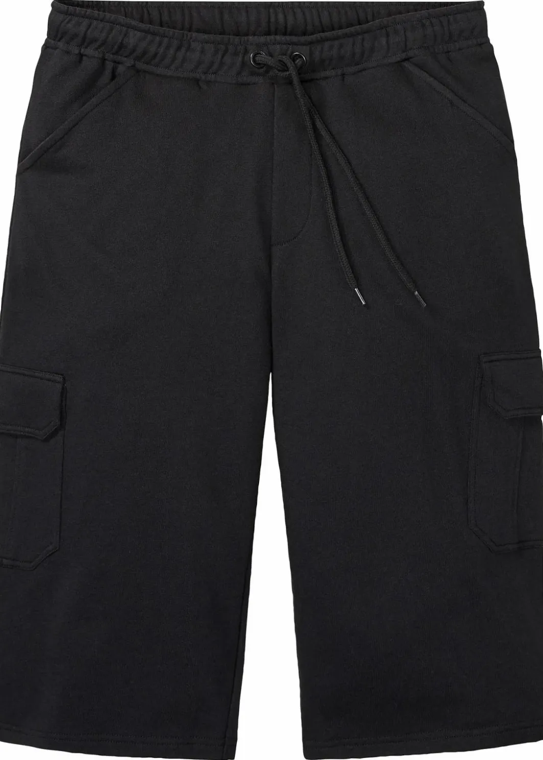 Online Long-Sweat-Cargobermuda aus reiner Baumwolle, Regular Fit Herren Sweat|Hosen