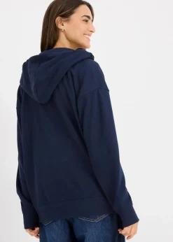 Long-Sweatjacke Damen Sweat|Basics