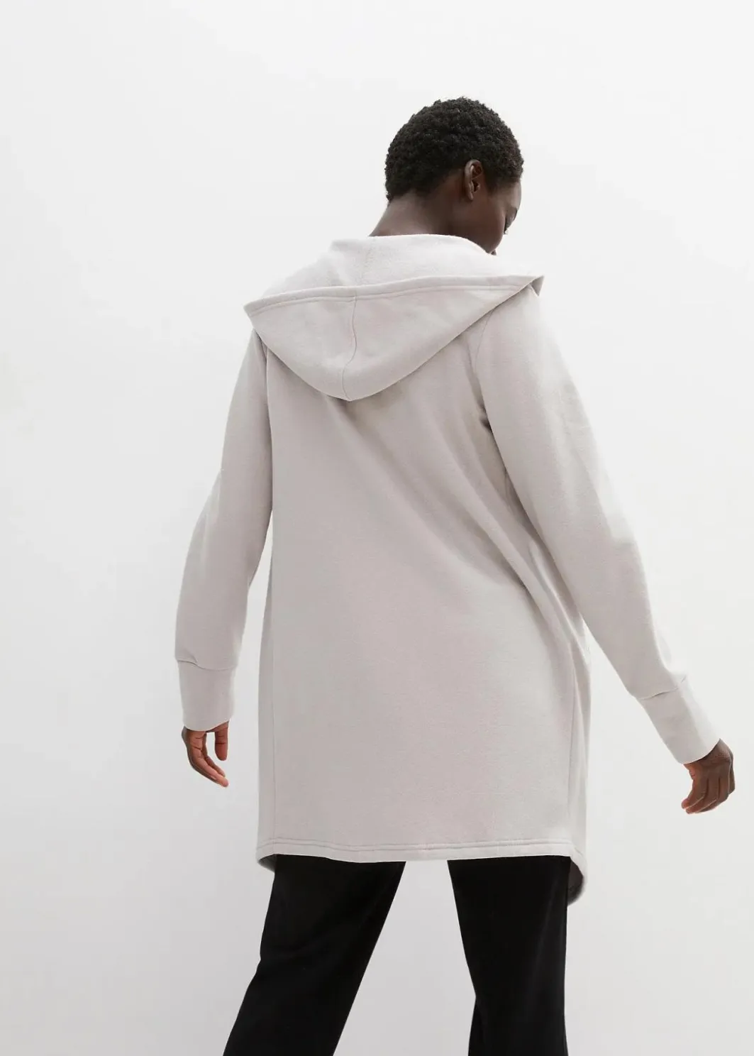 Clearance Long-Sweatjacke Damen Sweat|Nachhaltigere Materialien
