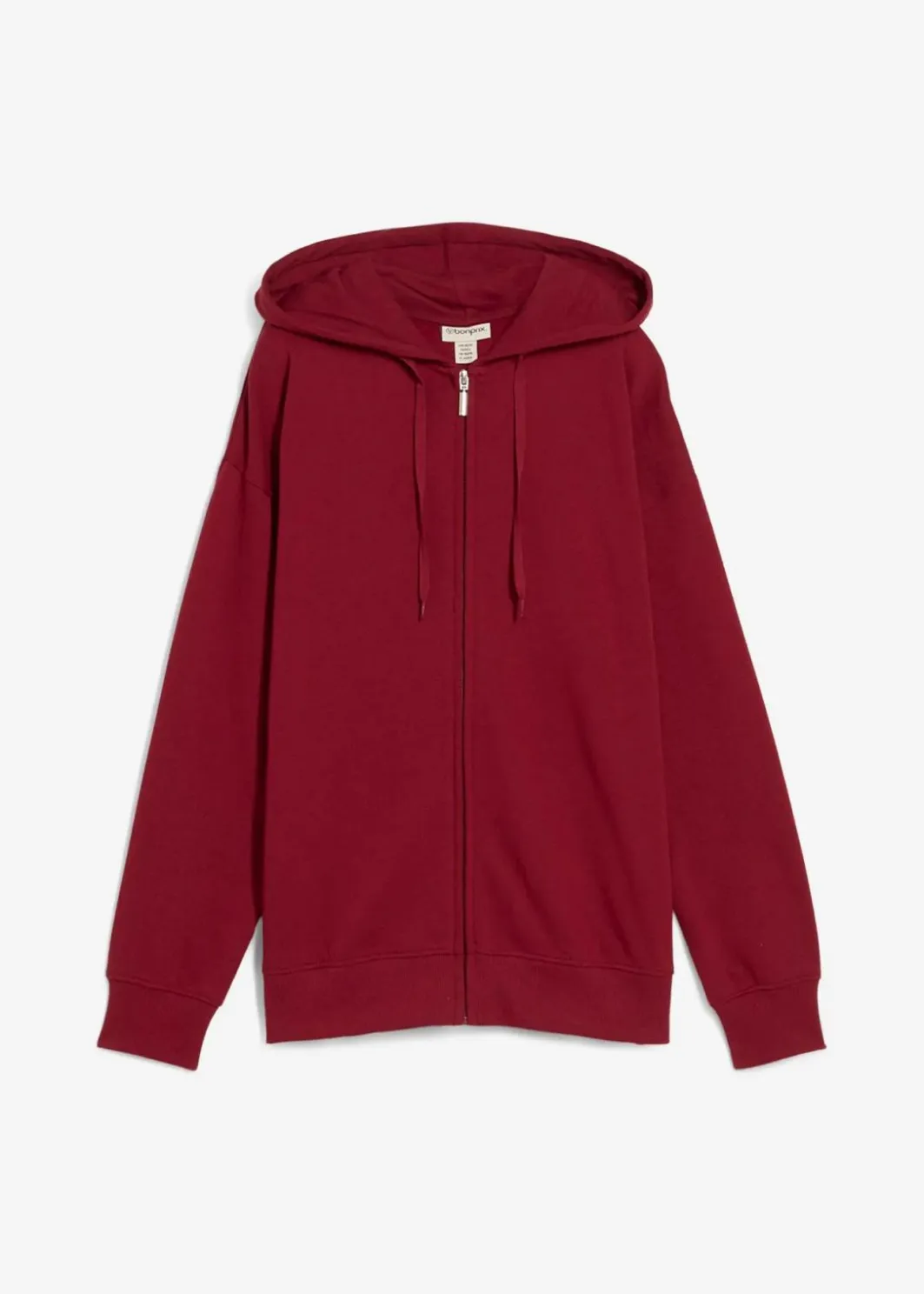 Damen bonprix Sweat|Basics|Long-Sweatjacke