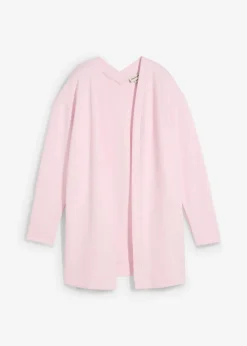 Outlet Long-Sweatjacke aus weichem Baumwoll-Mix Damen Sweat|Bekleidung·Blusen & Tuniken